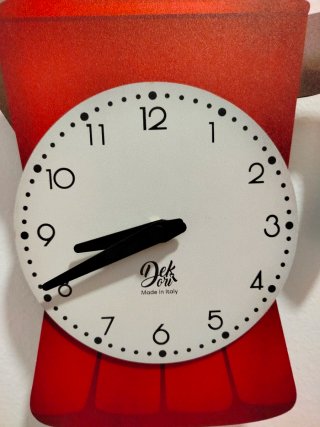 Orologio Moka Caffè Pendolo Legno Dekori