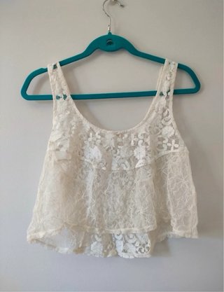 Top encaje Hollister