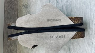 Chanclas Birkenstock Arizona Beige Talla 43