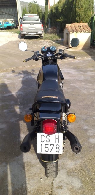 Laverda 1200 Naked Negra/Dorada