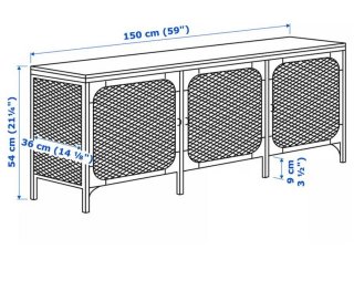 Mueble TV Metal y Madera