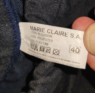 Pantalón Marie Claire Azul Marino Talla 40