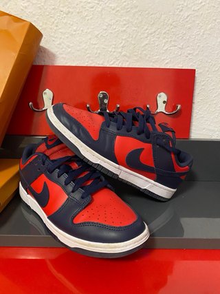 Nike Dunk High Rojo y Azul