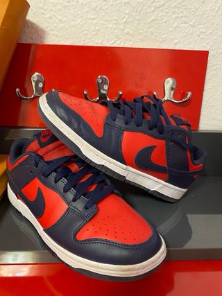 Nike Dunk High Rojo y Azul