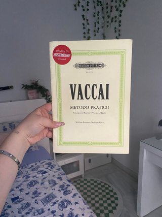 Vaccai Metodo Pratico Voz y Piano CD