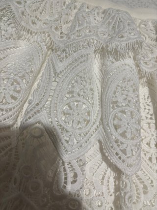 Conjunto camisa y falda blanco