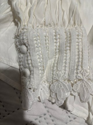 Conjunto camisa y falda blanco