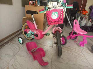 Bicicleta y triciclo infantil