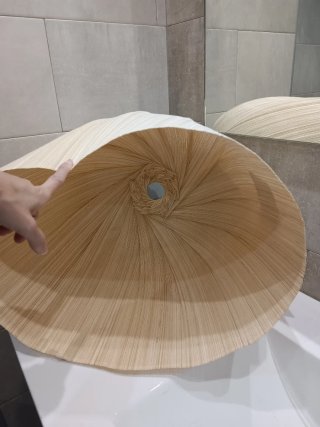Lámpara de techo El Corte Inglés bambú
