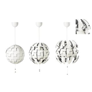 Lámpara colgante Ikea bola