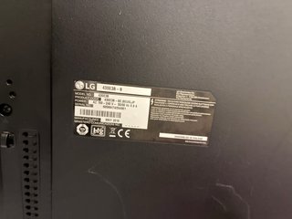 TV LG 43” Negra