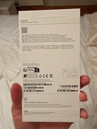 iPhone 17e 256GB Negro – NUEVO A ESTRENAR