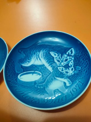 3 Platos Porcelana Danesa Día Madre
