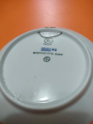 3 Platos Porcelana Danesa Día Madre