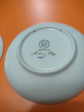 3 Platos Porcelana Danesa Día Madre