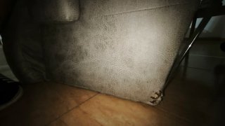 OFERTA: Sofá 3 plazas gris tela Negociable