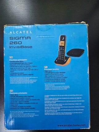 Teléfono fijo Alcatel SIGMA 260 InvisiBase
