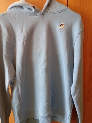 Felpa K-Way Uomo Taglia L Blu