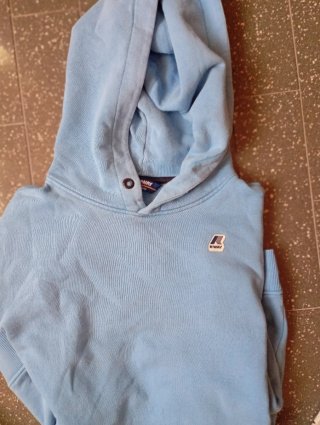 Felpa K-Way Uomo Taglia L Blu