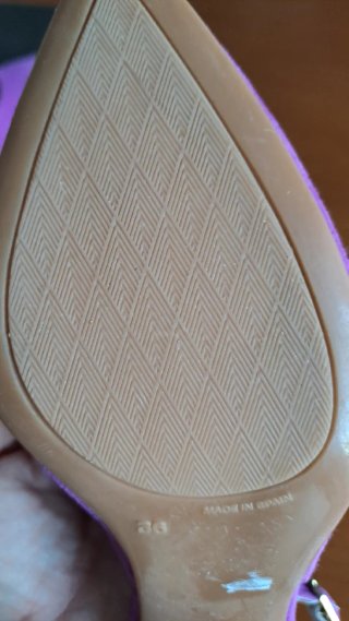 Zapato de vestir color buganvilla, talla 36