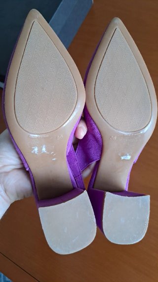 Zapato de vestir color buganvilla, talla 36