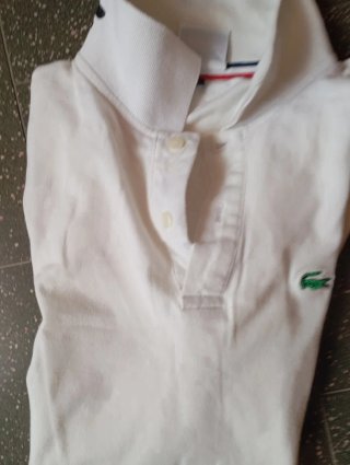 Polo Lacoste Bianco Taglia XL