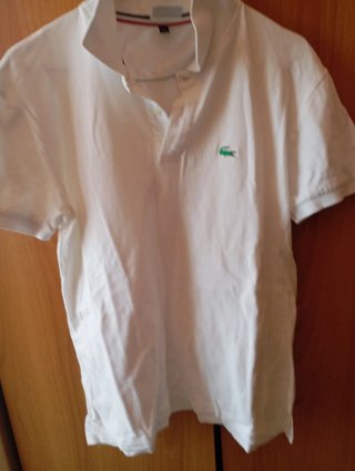 Polo Lacoste Bianco Taglia XL