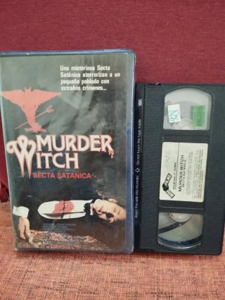 VHS Murder Witch Secta Satánica Videoclub