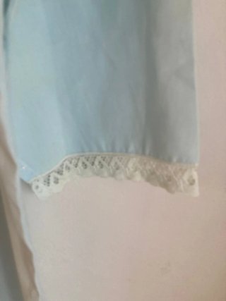 Vestido lencero vintage azul