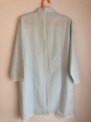Vestido lencero vintage azul