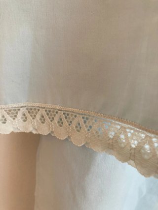 Vestido lencero vintage azul