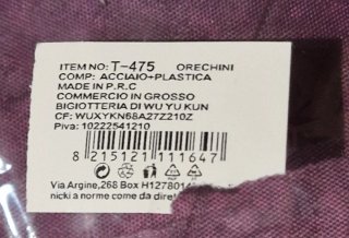 Orecchini donna oro e blu
