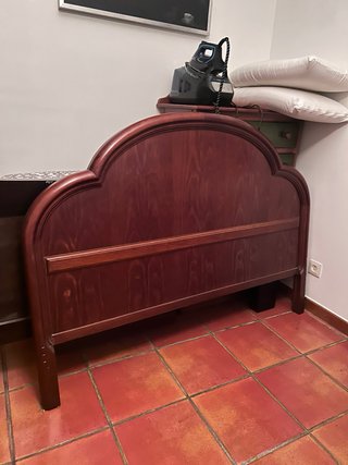 Cabecero+ Mesita de noche de madera