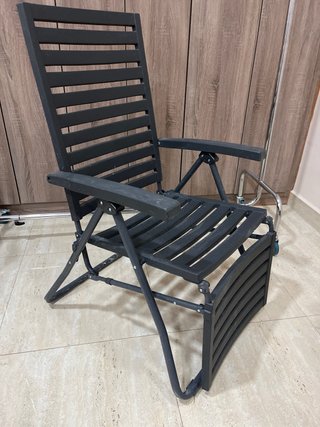 Silla  terraza plegable solo se tiene que limpiar