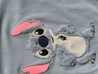 Pijama de Stitch azul y rosa niña 7-8