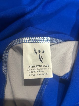 Camiseta Athletic Club Portero Azul