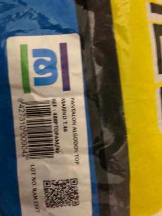 Pantalones de trabajo MARCA azul marino.