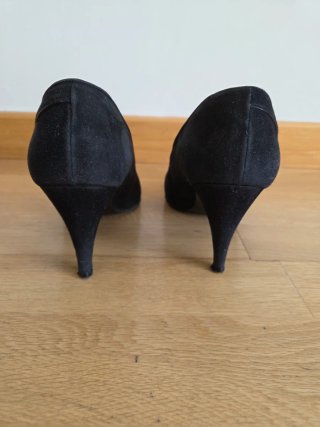 Zapatos de tacón Lanvin ante negro