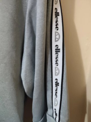 Sudadera Ellesse gris con cremallera