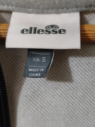 Sudadera Ellesse gris con cremallera