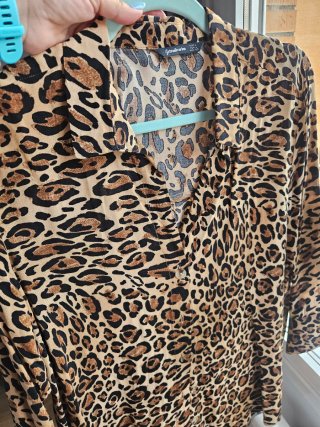 Camisa Animal Print leopardo