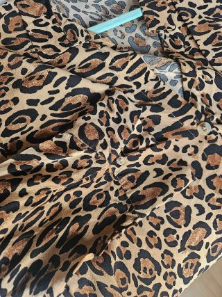 Camisa Animal Print leopardo