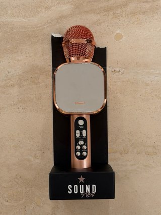 Micrófono Karaoke Bluetooth Rose Gold