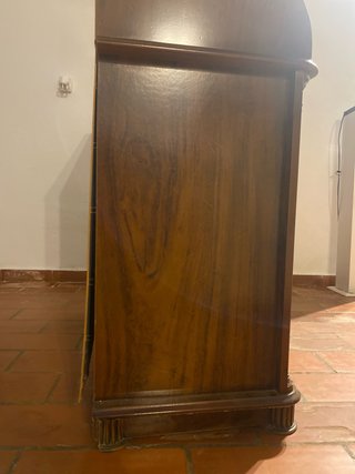 Cómoda joyero antigua de madera