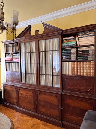 Mueble Librería Vitrina Clásica Madera
