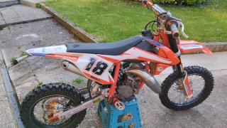 KTM SX50 Motocross Naranja/Blanco