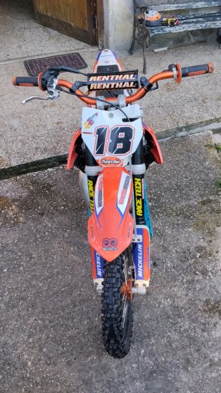KTM SX50 Motocross Naranja/Blanco