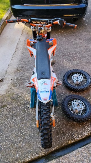 KTM SX50 Motocross Naranja/Blanco