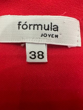 Vestido rojo Formula Joven