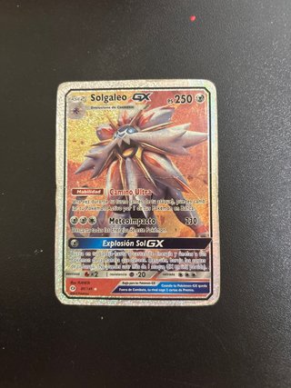 Carta Pokémon Solgaleo GX 89/149